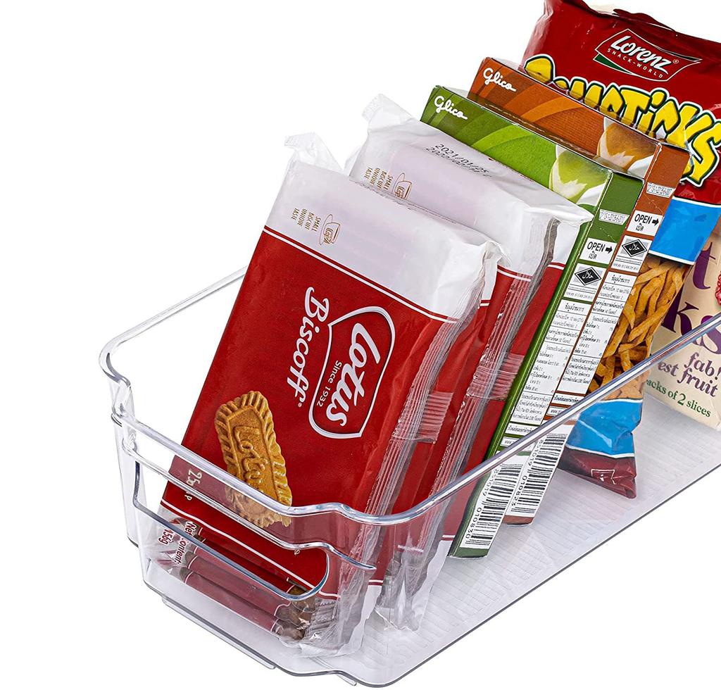 Hengshao Klarer Aufbewahrungs-Lebensmittelaufbewahrungs-Kühlschrankaufbewahrungs-Set für Schränke, Haushaltsutensilien für Wäsche und Gefrierschränke, Boxen, Organizer, Behälter, 2,