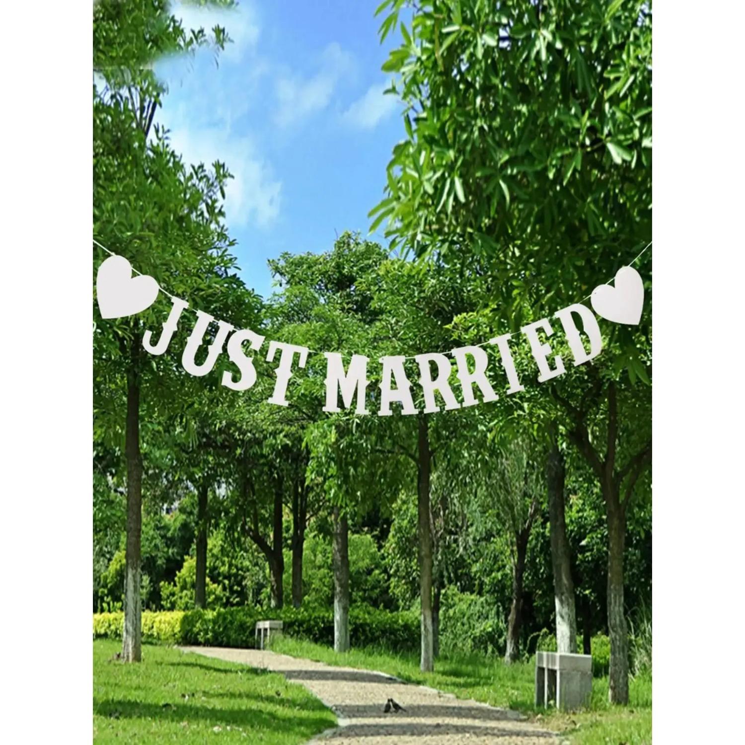 

Молодожены Белый Любовь Вытягиваемый Флаг, Баннер Вытягиваемые Цветы, Свадебная Вечеринка Вытягиваемый Флаг, Свадебный Реквизит для Фотосессии L