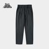 Black Whale Semi-Elastic Waist Casual Pants