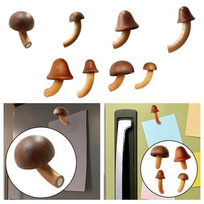 Mushroom Fridge Sticker Novelty Eco Friendly Kitchen Decor 3D Sticker Sticker