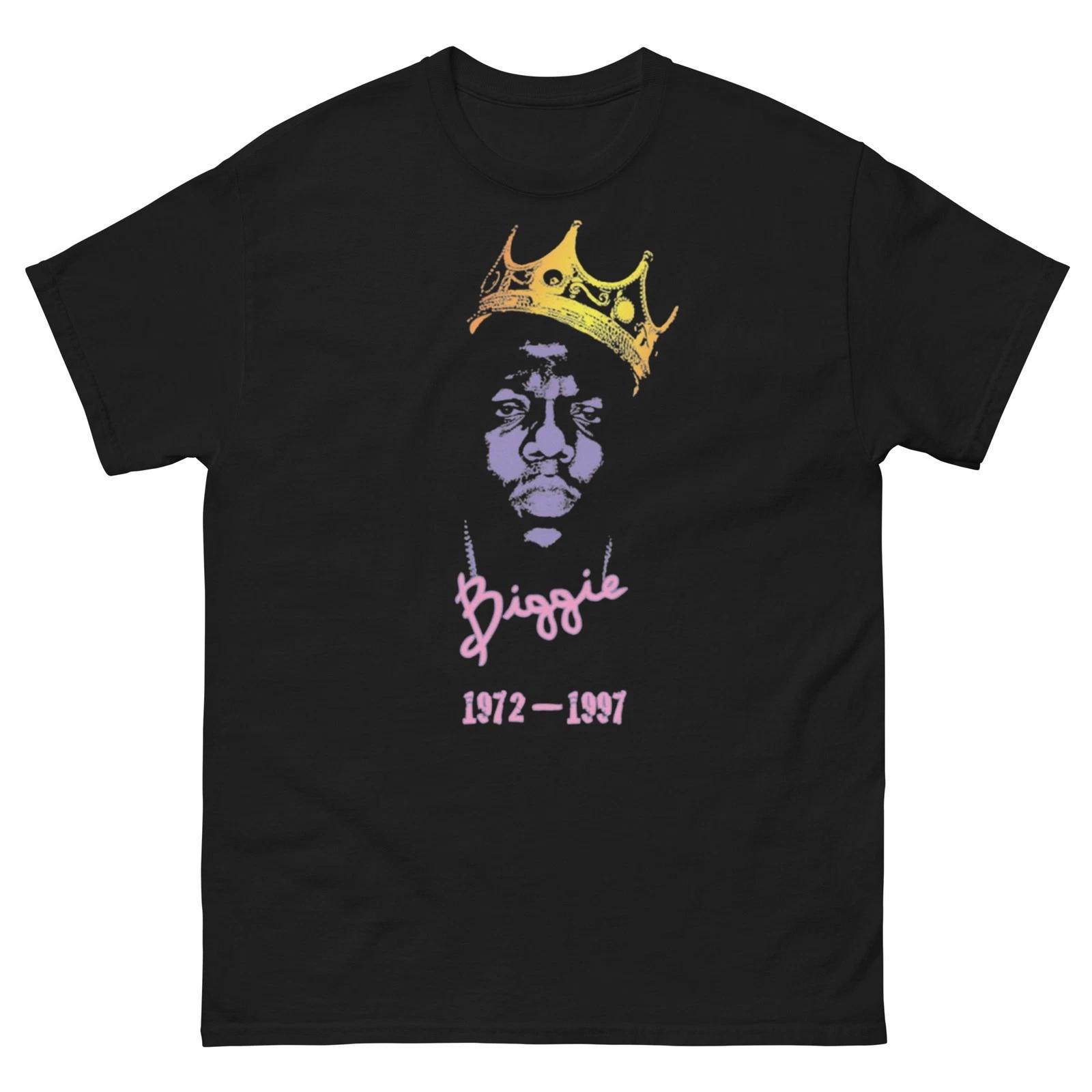 Notorious BIG Biggie Smalls 1972-1997 Tribute Hip Hop Rap Vintage Graphic Tee S