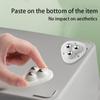 4Pcs Self Adhesive Universal Wheel 3 Beads Stainless Steel Pulley Bearing Mute For Household Storage Box Bedside Table