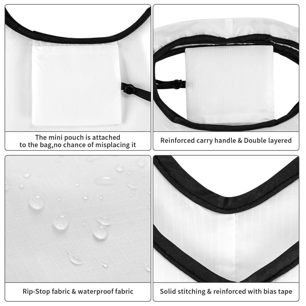 Monchhichi Eco Large Capacity Foldable Eco Shopping Popular Lightweight Waterproof Shopping Stylish Tote Plastic Shopping Compact Convenience Store