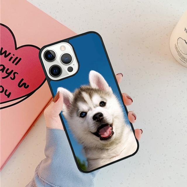 

Siberian Husky Dog Phone Case For iPhone 17 Air 15 16 16e Pro Max 11 12 13 14 Cover For iPhone 17 Air Max Plus coque Fundas iPhone 11