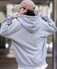 WEGO Graphic Logo Double Zip Size Heather Gray Men's Hoodie, Sweatshirt, Fall/Winter Outerwear, School/Streetwear, Gift, Small,