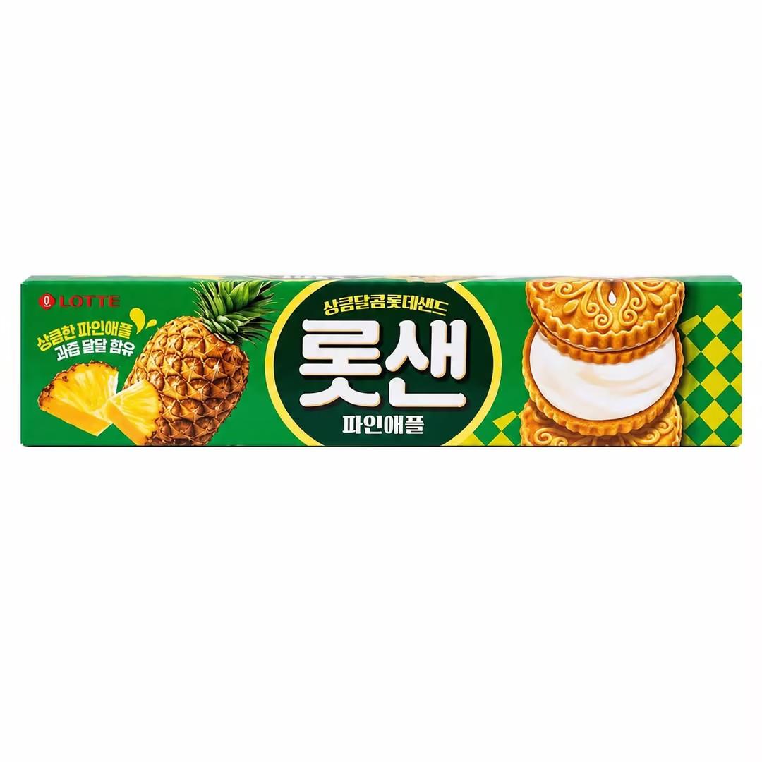 Lotte Pineapple Filled Biscuits 105g Pineapple Filled Biscuits