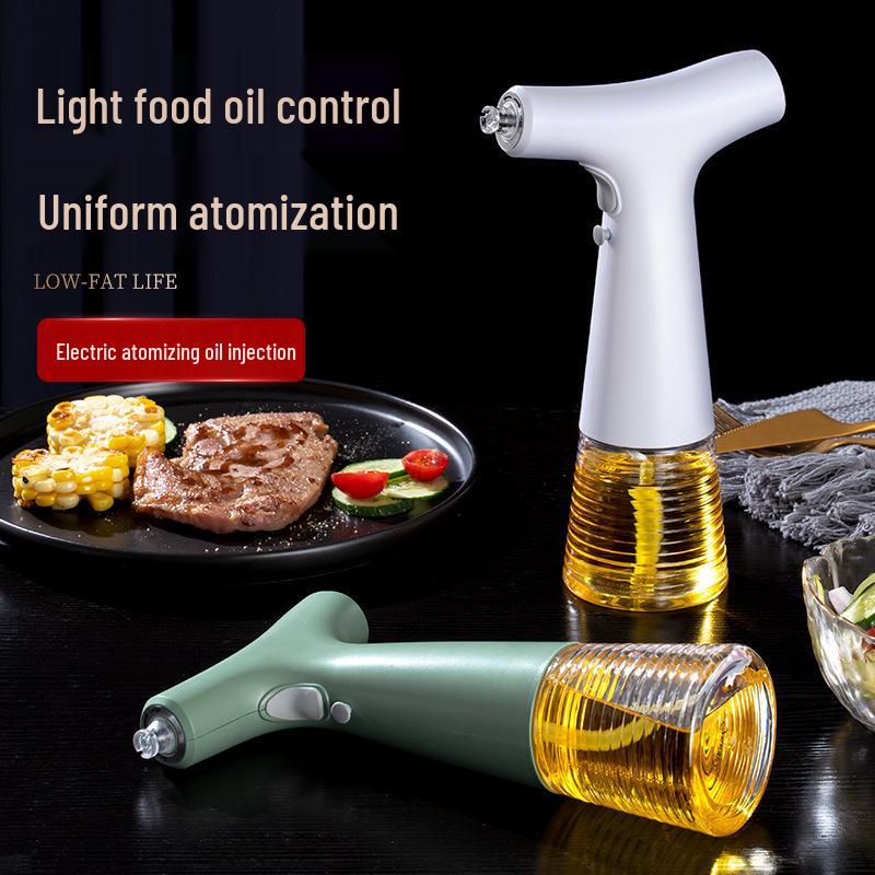 Electric Oil Sprayer for Kitchen & Outdoor Cooking - Mist Spray Bottle for Olive Oil, Air Fryer, BBQ