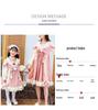 Girls' Lolita Cute Dress with Warm Fleece Lining - Spring & Autumn Formal Princess Dress for Small to Medium Primary School Children