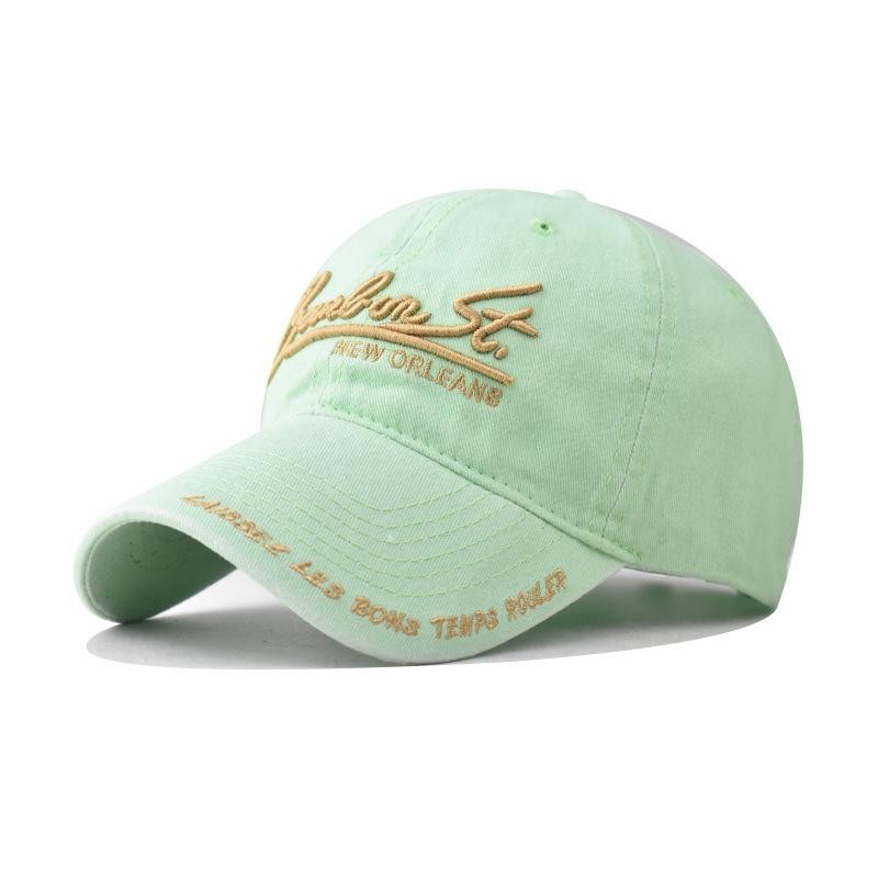 gold color Big Letters Embroidery Baseball Cap for Women Teens cute Summer Hats cap Washed Cotton Mens Caps