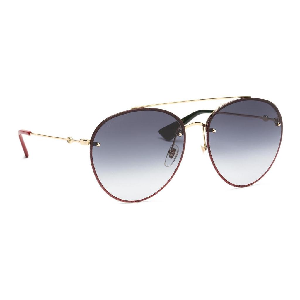 Gucci Metal Frame Round Sunglasses Unisex sunglasses GG0351S001
