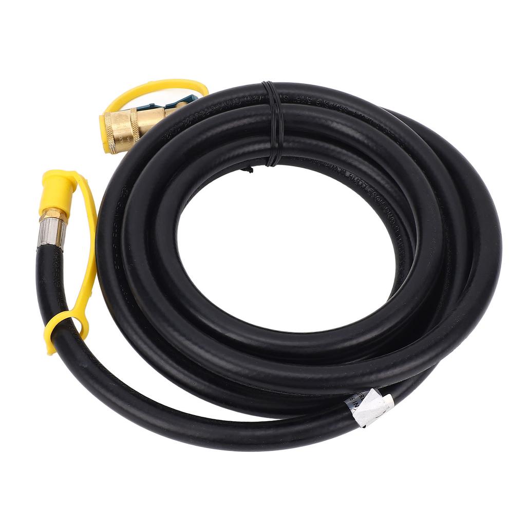 12FT RV Quick Connect Hose Quick Disconnect Hose Extension with 14in RV Adapter for Low Pressure