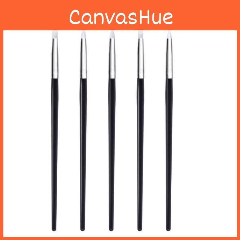Composite Adhesive Dental Resin Cement Tooth Silicone Brush Pen 5 Pcs