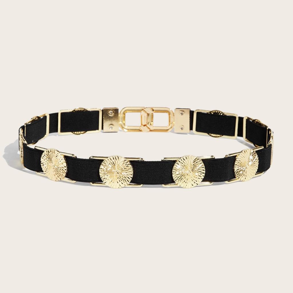 Elastic Elastic Coat Belt Accessories Decorative Dress Suit Waist Seal Women Autumn Winter Tide Summer Black