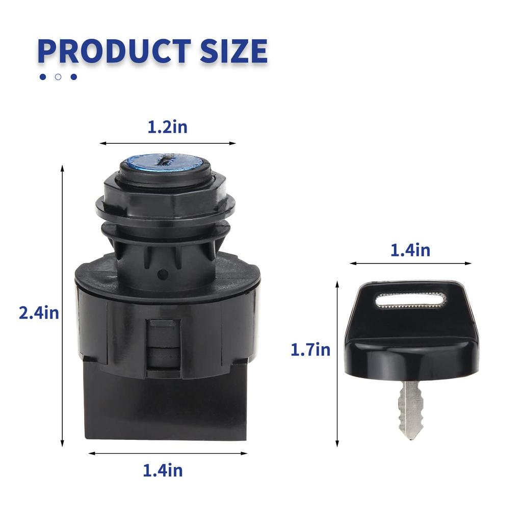 Ignition Key Switch For Polaris Ranger 400 500 570 800 4X4 Crew RZR 4 800 570 Scrambler Sportsman 550 500 SE XP ACE 570 900 ATV Replace OEM # 4012166