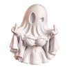 Decorative Ghost Statue Funny Little Ornament, Sexy Bad Halloween Figure, Middle 3D Printed Decor Finger Spooky Tabletop for DIY Painting Home
