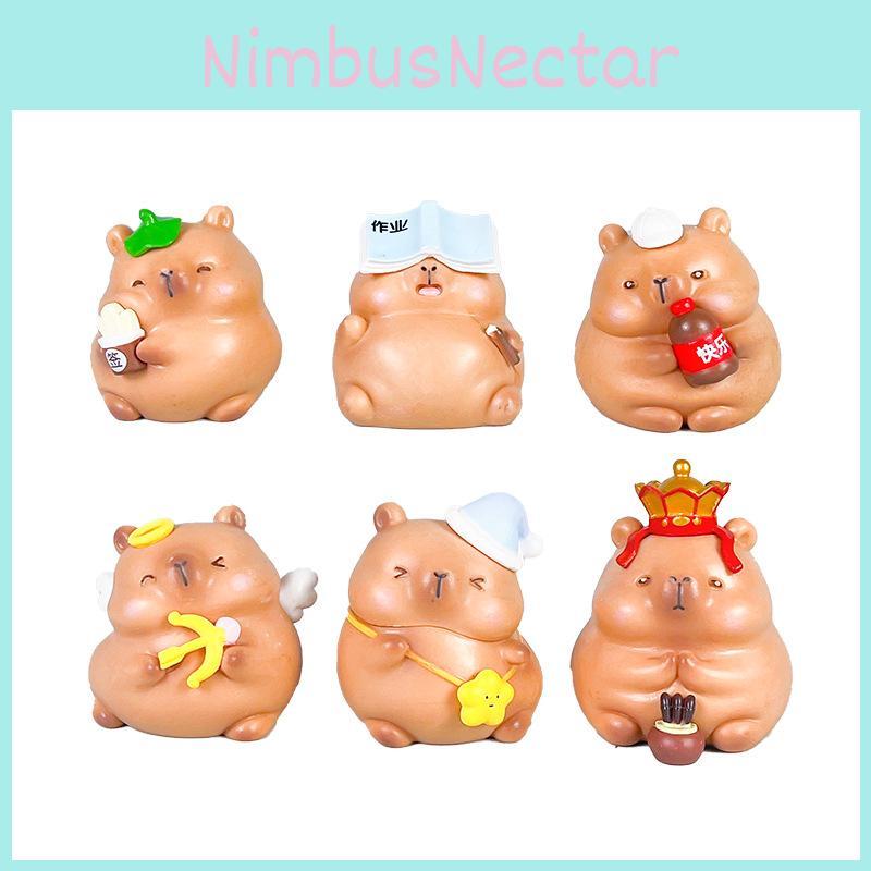 Capybara Pvc Anime Figurine With Cute Appearance For Collectors And Fans