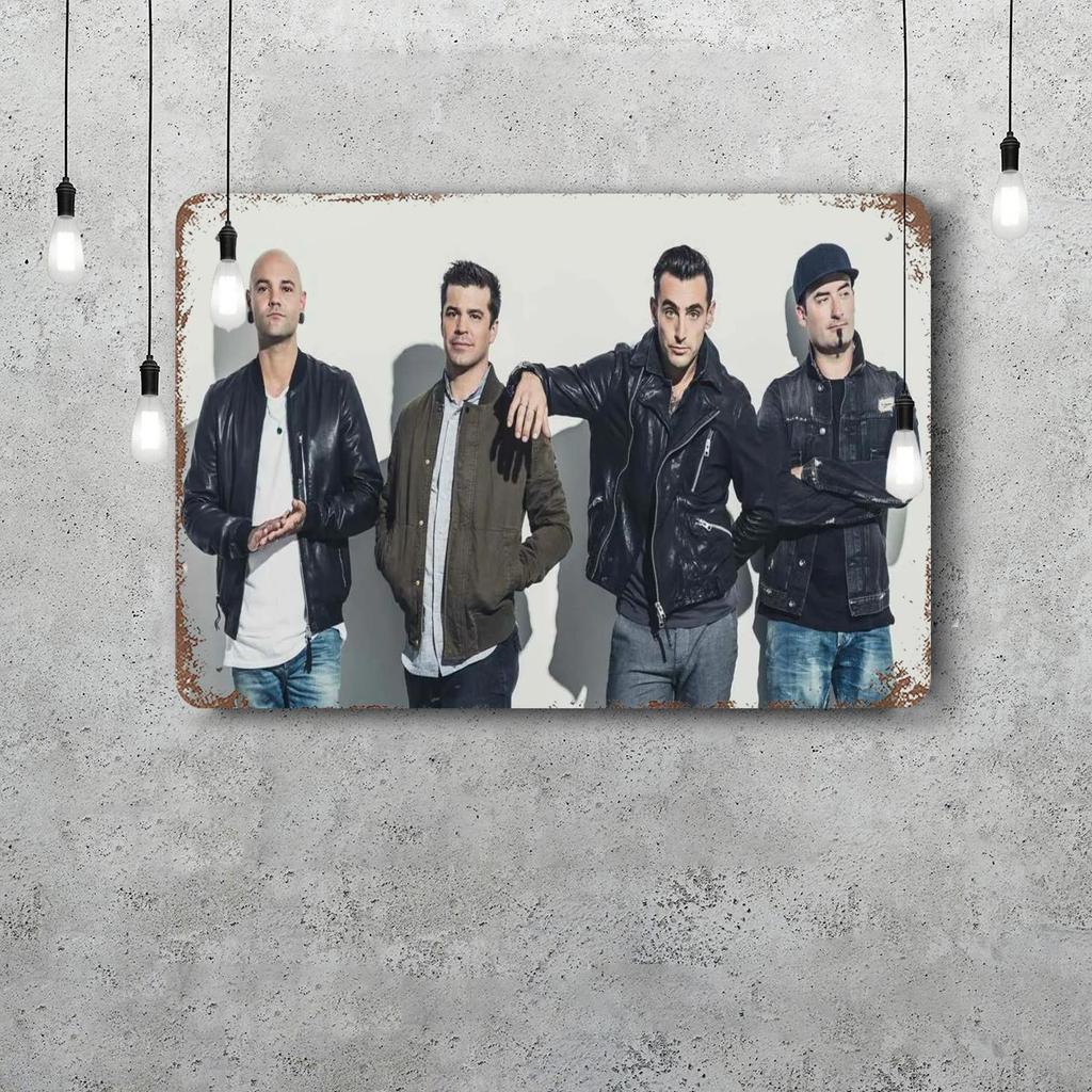 Three days grace band Dekoration Poster Vintage Blechschild Metallschild Dekorative Plakette für Kneipe Bar Man Cave Club Wanddekoration