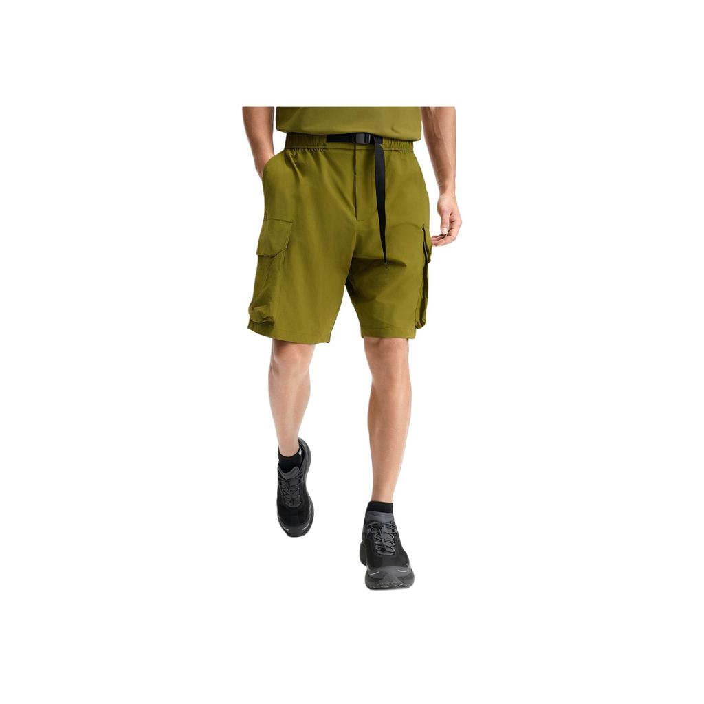 New FILA Fitness Series Cargo Shorts Men's Dark Army Green A51M521802F-DG