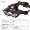 Strong 5-core Headlights Super Bright USB Charging Night Fishing Tele LED Headset Work Headlight Fishing Super Hiking Light
