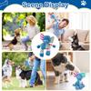 Resistant Interactive Dog Toys - Squeak & Rope Toy for Large Dogs & Aggressive Chewers, Puppy Teething Pet Elephant Plush Toy