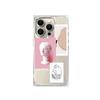 Clear Square Back Tube Case Protection For iPhone 12 11 14 Pro Max 16 ProMax 15 Plus 13 Anti-Oxygen,Art Statue Pattern Casing