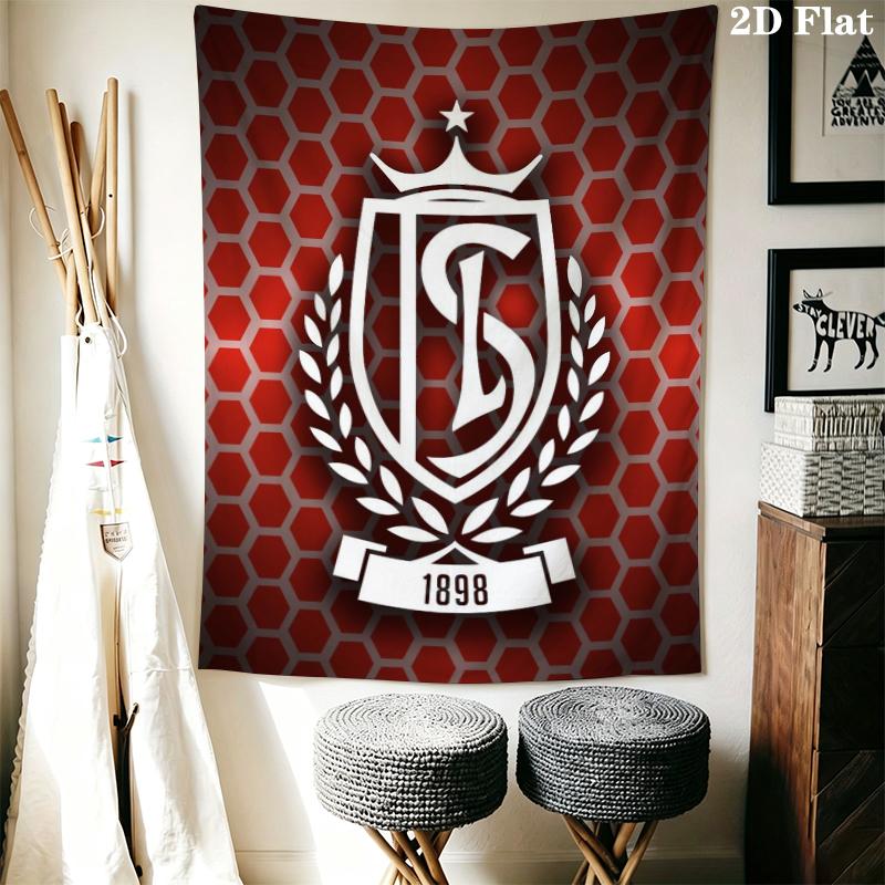 Standard de Liège Wall Tapestry Aesthetic Wall Hanging Printed Fabric Blanket Decorative Tapestries for Bedroom Living Room Home Decor