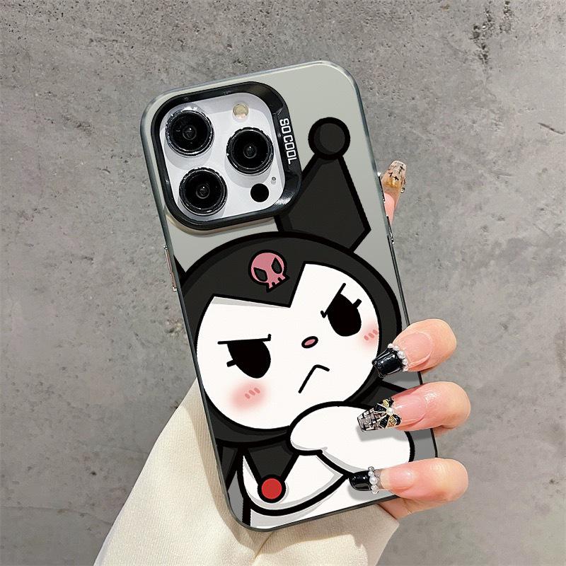 

Kuromi Apple iPhone Case Compatible with 13X, 14Pro, 15Plus, 16Pro Max iPhone 15 Plus