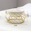 Ashtray with Shelf Living Room Decoration Geometric Ashtray Ornaments Creative Home Modern Trend Office Ceramic Ashtray
