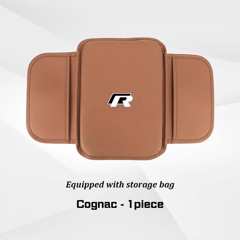 Keyring,Car Center Console Armrest Box Mat Leather Cushion Protector Cover for VW Volkswagen Golf 7 8 MK8 ID.3 4 6 Polo Tiguan Zy7