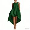 2026 Spring Women's Cotton Linen Irregular Sleeveless Dress