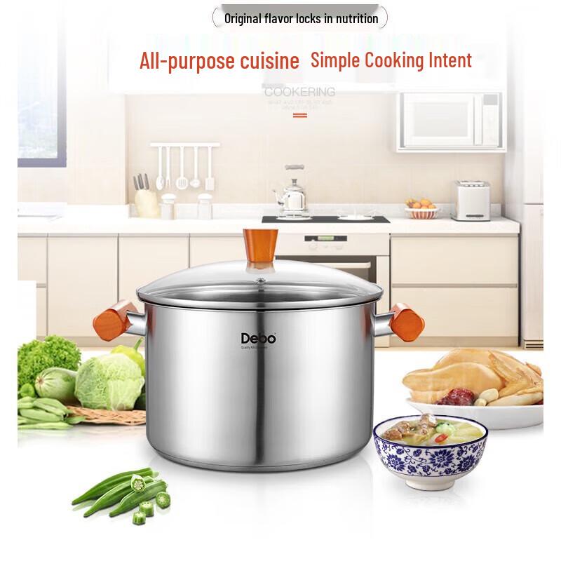 Debo DEP-295 Stainless Steel 24cm Soup Pot