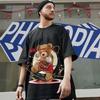 Summer New Casual Loose T-shirt Short Sleeved Men's Fashion Loose Printing Large 8XL Hip Hop Couple Wear Half Sleeve Cotton Top
