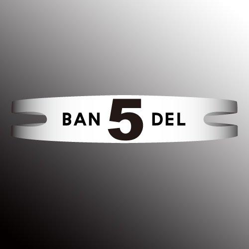 

BANDEL Slim Bracelet, Number Series No. 5, White, Small (16.0cm)