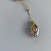 90cm Floral Baroque Pearl Necklace: Elegant, Versatile, and Enchanting.