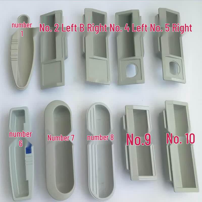 Embedded Plastic Pull Handle for Cabinets