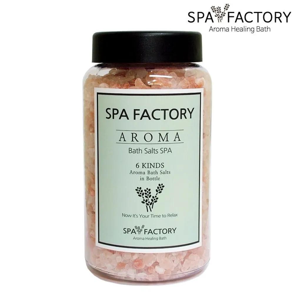 SPA FACTORY Himalaya Pink Salt Aroma Bath Salt Bath Bomb Moisturizing Line 1. Lavender 600g