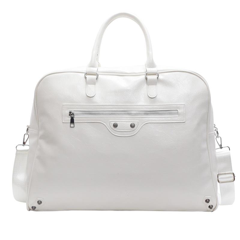 

Женская модная дорожная сумка, персонализированный нишевый дизайн, ручная спортивная сумка, бытовая сумка для хранения одежды белый