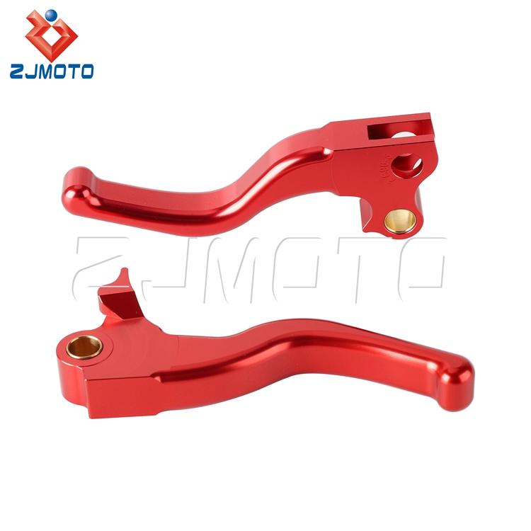 Motorcycle 2/3 Finger Short Handle Control Lever Brake Clutch Levers for Touring Road King Electra Street Glide 2017-2020
