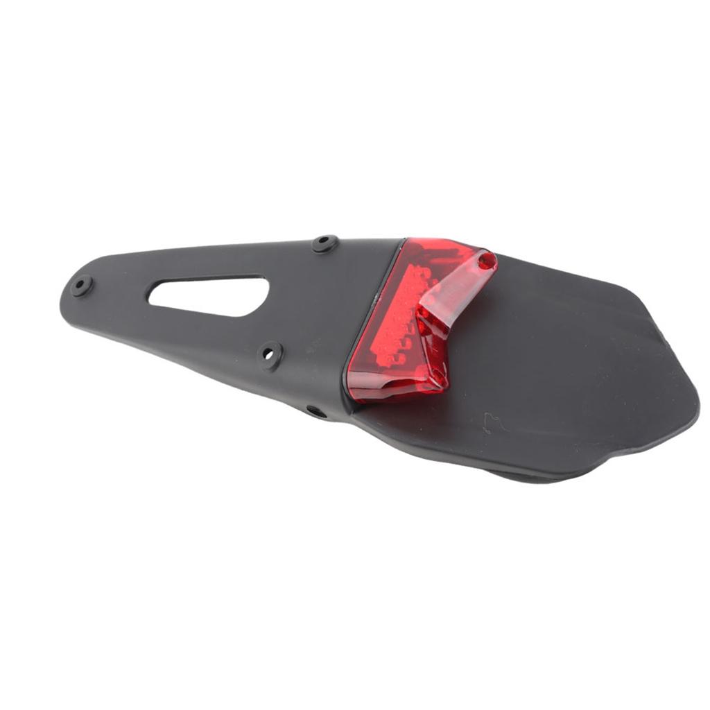 Motorcycle Brake Tail Lights LED Rear Mudguard License Plate Lights For Dirt Bike Off Road