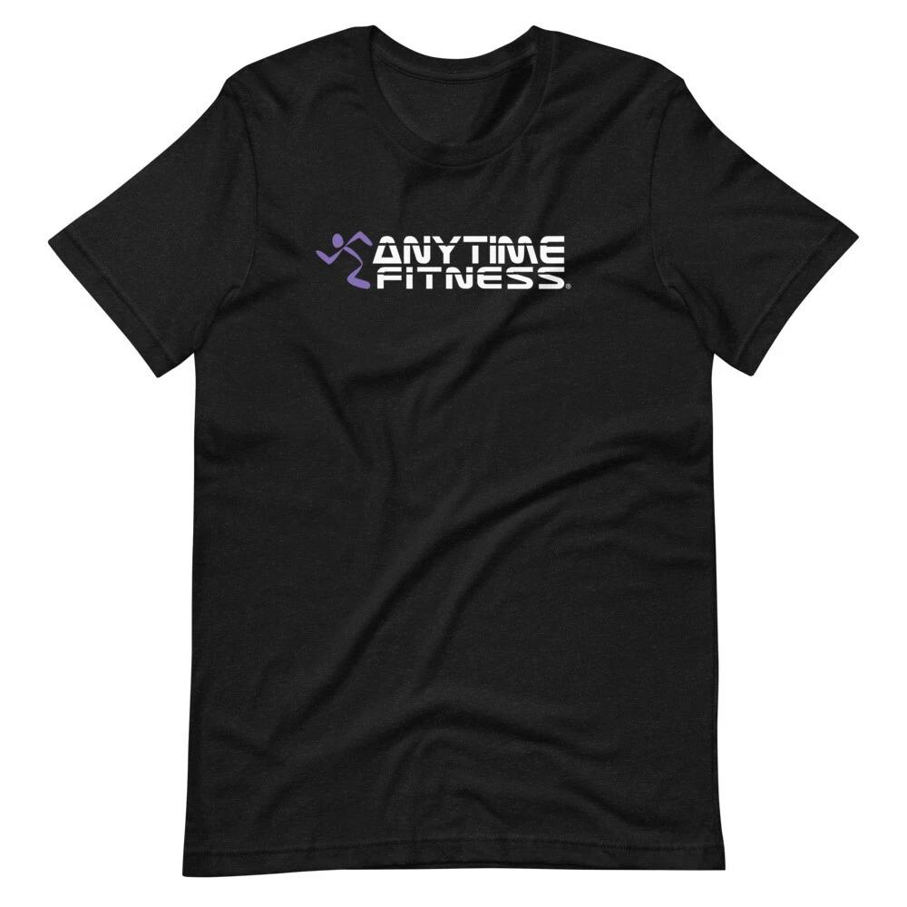 Mens Anytime Fitness Black Short-Sleeve Tee Shirt T-Shirt S