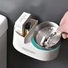 1/4PCS Home Bathroom Storage Box, Creative, Personalized, Trendy Stainless Steel Non Perforated Wall Hanging Ashtray
