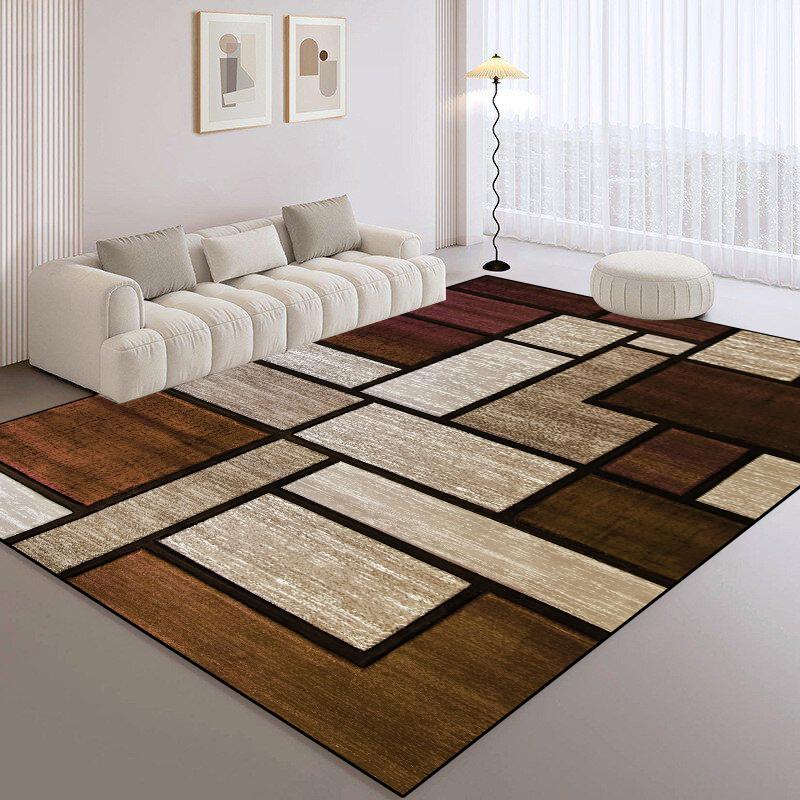 Classic Light Luxury Carpets Large Living Room Sofa Area Rugs Non-slip Washable Bedroom Rug Coffee Table Mat