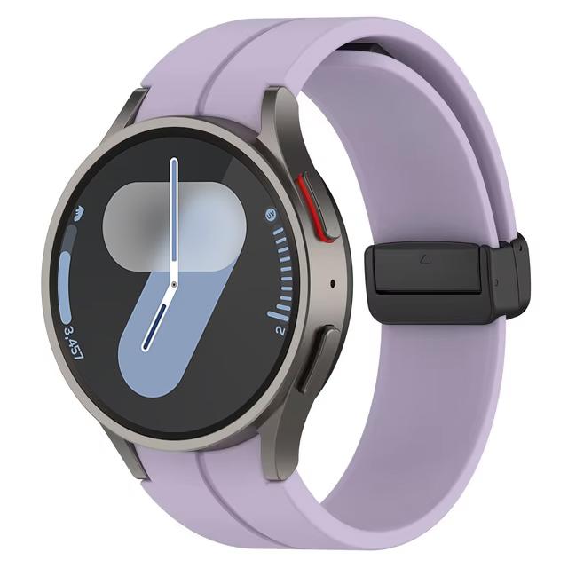 Band for Samsung Watch 6 strap 7/4/5/5 Pro/4 6 classic 44mm 40mm No Gaps Magnetic belt Silicone bracelet correa Galaxy Watch 7