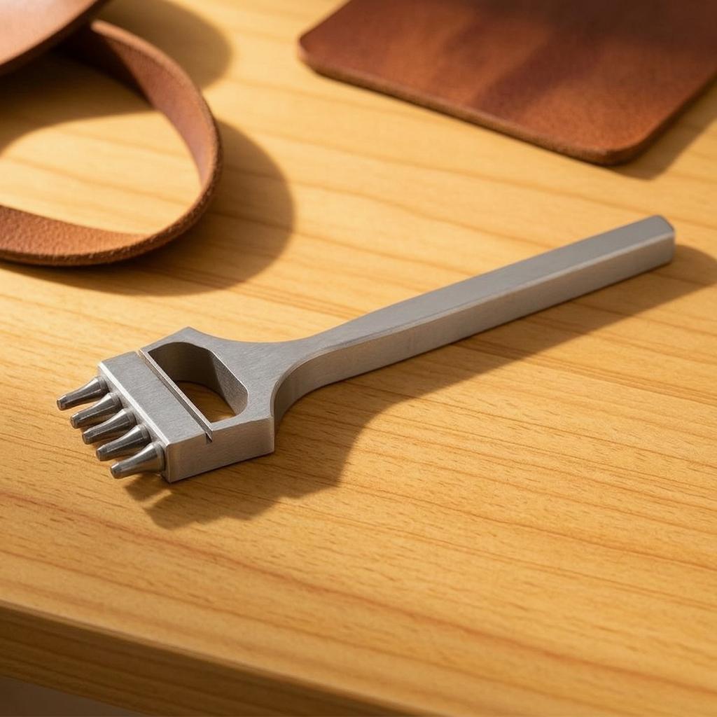 Perforatrice à fente avec insert remplaçable Perforatrice à trous pour sangle multi-dents Perforatrice à trous pour cuir Portative Ergonomique pour les artisans du cuir