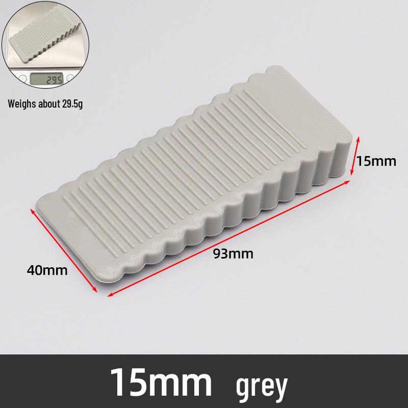 Windproof Non-Slip Door Stopper: Anti-Collision and Anti-Pinch Rubber Wedge