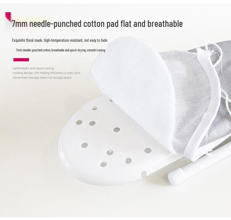 Kompakter Faltbarer Ärmelbügelständer - Tragbares Tischbügelbrett-Zubehör für den Heimgebrauch