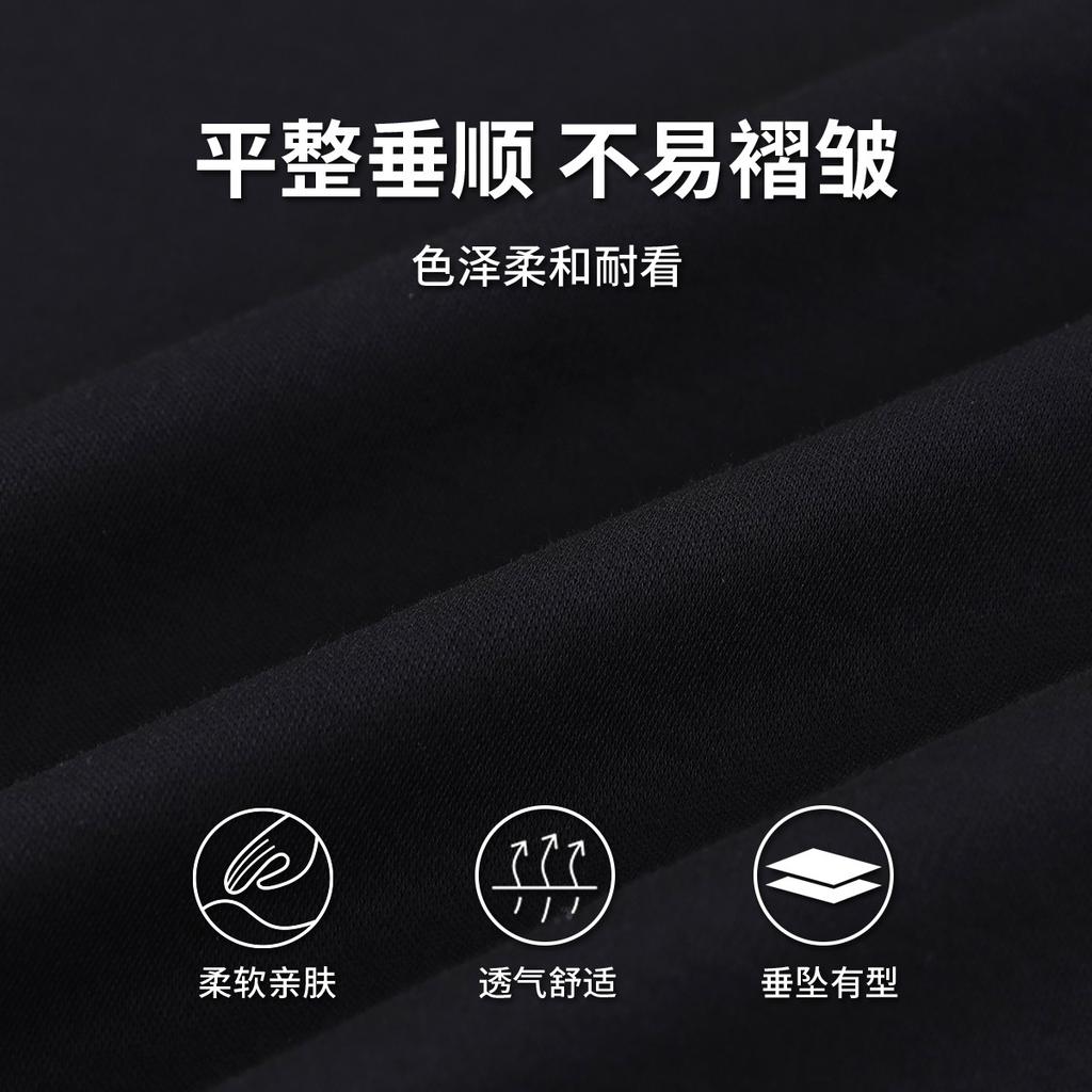 100% Horse Cotton Business and Leisure Men's Solid Color Polo Shirt Men's Long Sleeve T-shirt