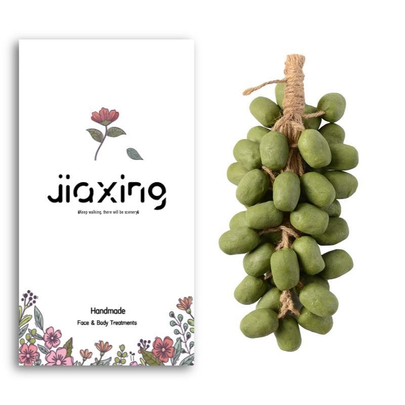 Green Grape Handmade Soap Pendant: Long-lasting Fragrance Souvenir for Bath and Birthday