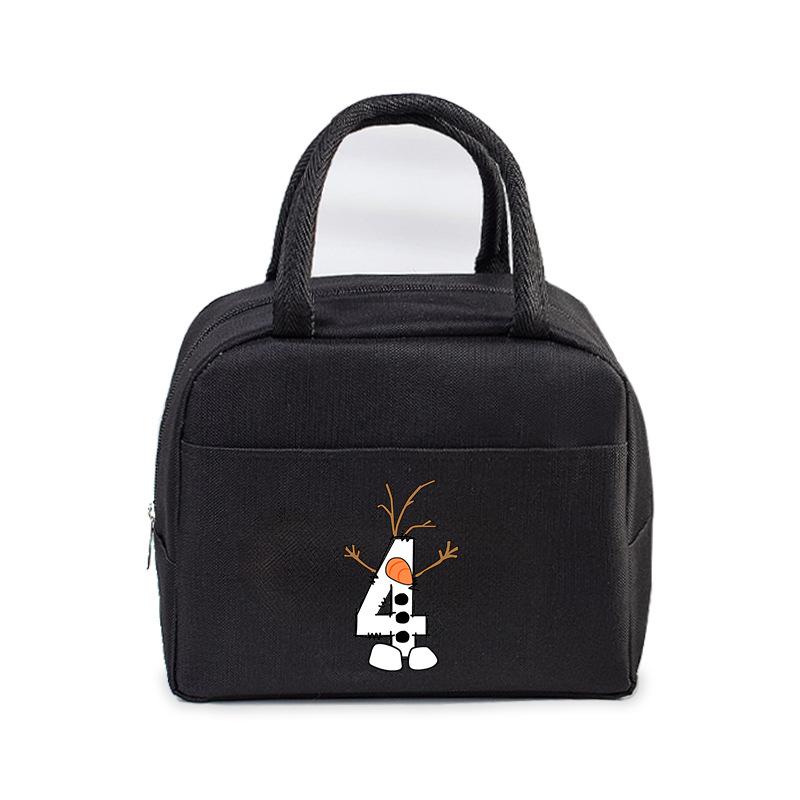 26 letter lunch box bag portable bento bag office worker student large lunch bag