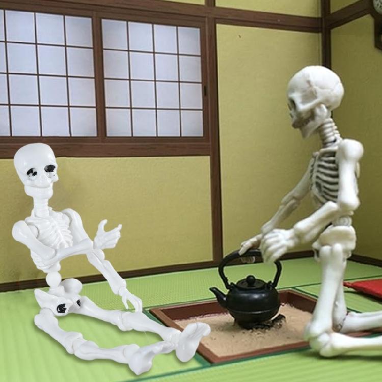 Educational Skeleton Model Figure, 9cm Articulated Human Anatomys Model Display Bring Unforgettable Experience